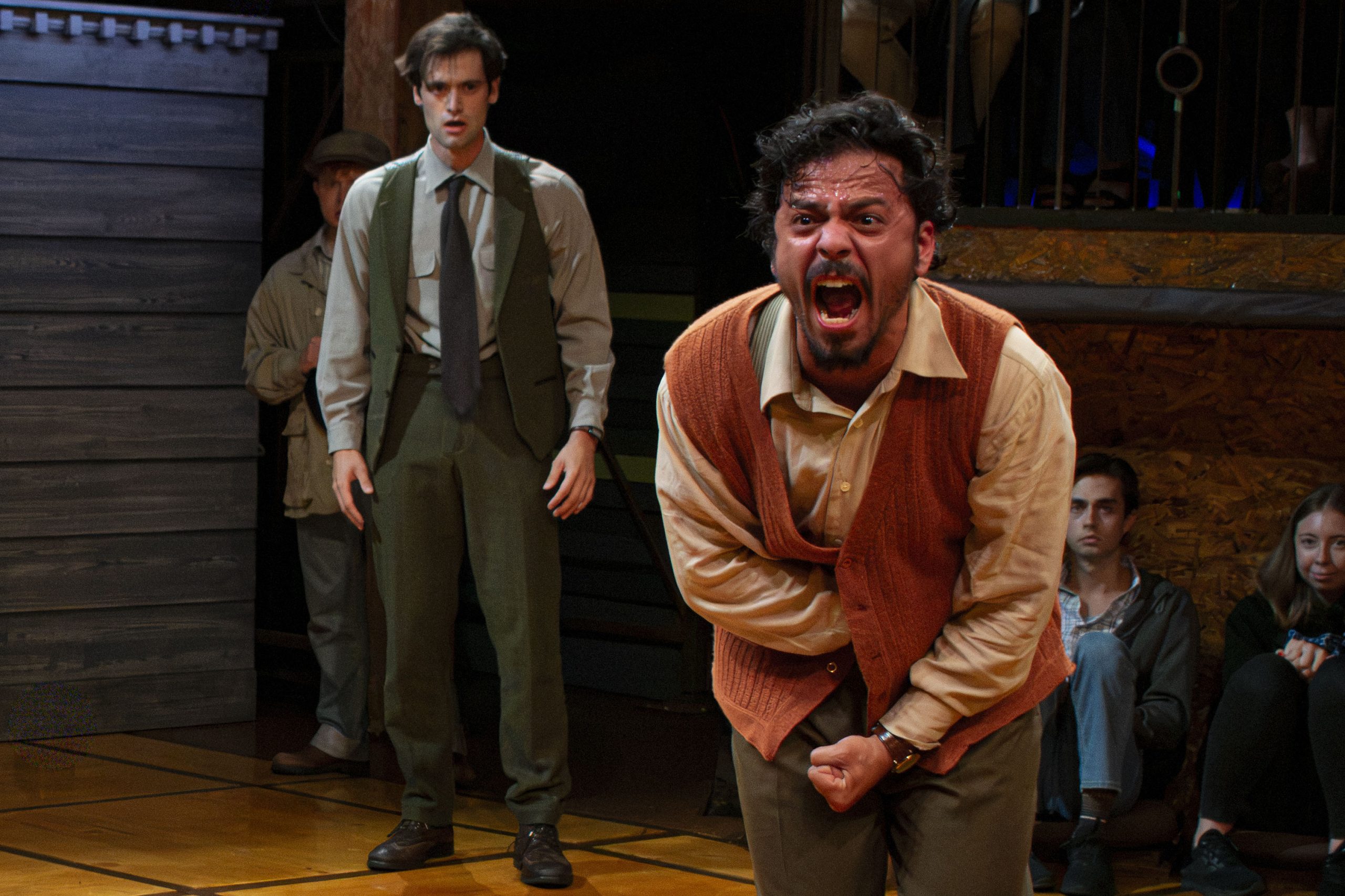 Production photo of "Romeo & Juliet". Contact esimon@uci.edu for detailed descriptions of our production photos.