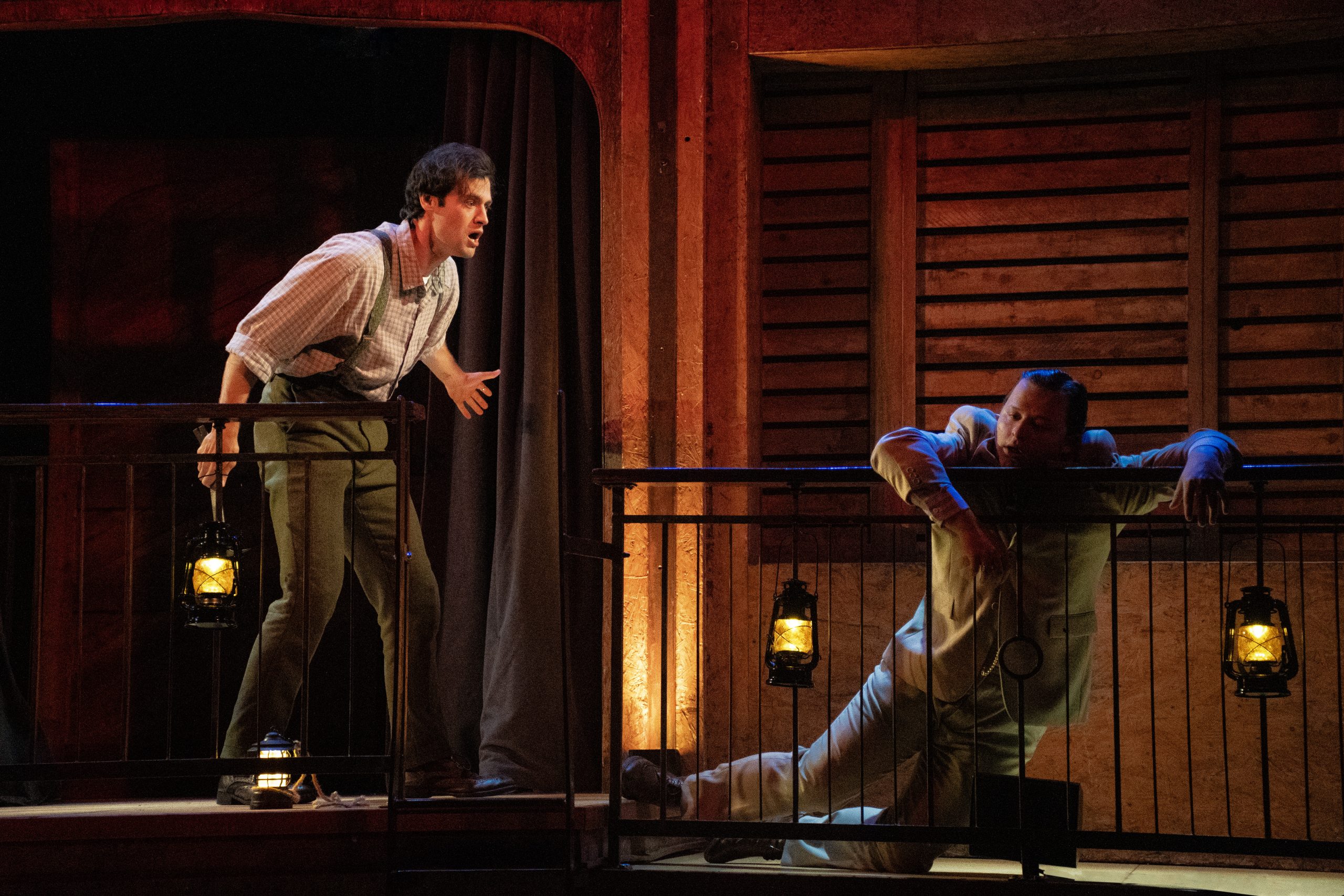 Production photo of "Romeo & Juliet". Contact esimon@uci.edu for detailed descriptions of our production photos.